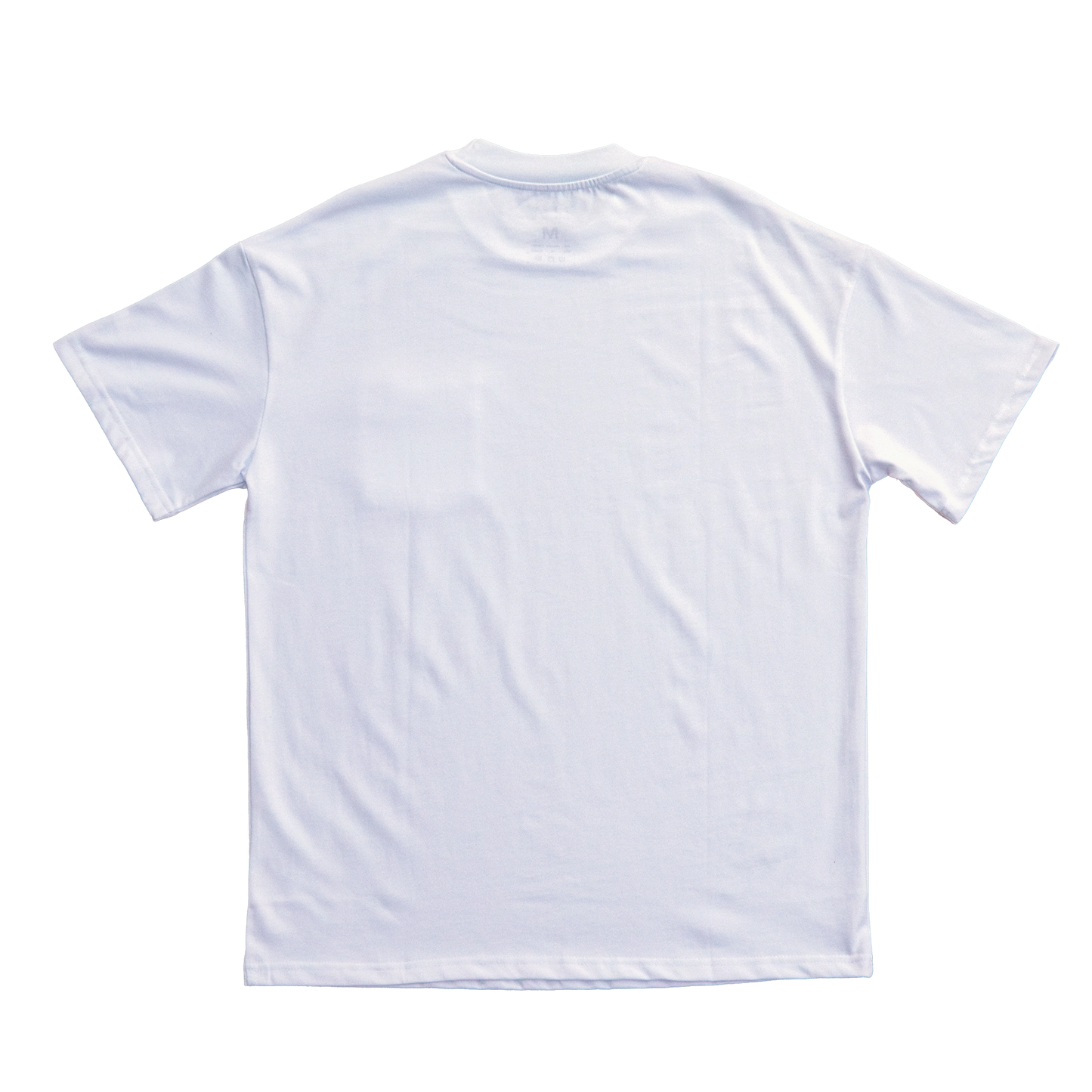 Rear view of the Bird Club ornithology t-shirt showcasing its minimalist design and sustainable craftsmanship. An excellent gift for birders and eco-friendly gifts for bird lovers.